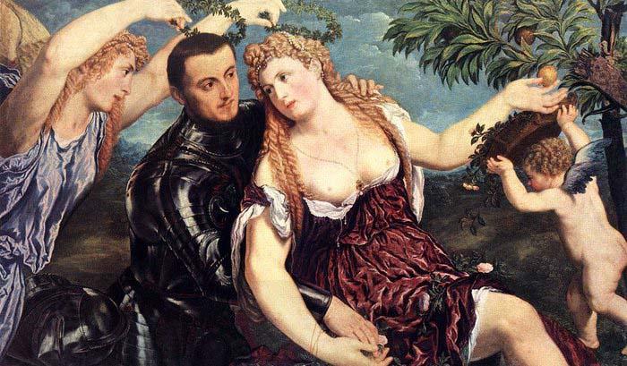 Paris Bordone Allegory with Lovers China oil painting art